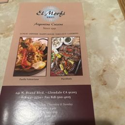 Front page of Menu Front page of Menu
