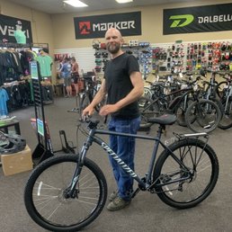 Happy Husband with his new Rockhopper Happy Husband with his new Rockhopper