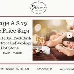 Aroma Day Spa Hamilton - Come join us for a Spa Package !