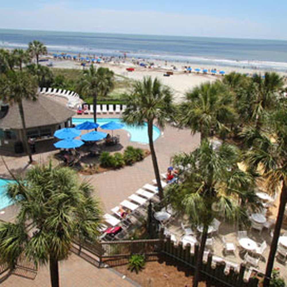 Beach House - Pool area with Tiki Hut and beach access - Hotels Near Me - Hilton Head, South Carolina