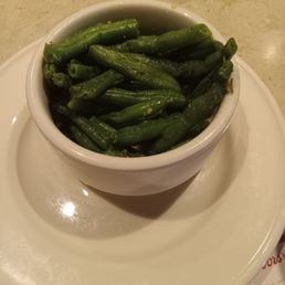 Garlicky Green Beans are nice.