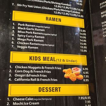 Toyama Sushi & Ramen - Menu - Ramen Near Me - Katy, Texas