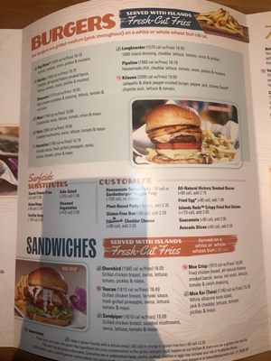 Menu photo 2 Islands Restaurant San Diego, CA
