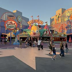 user provided The Simpsons Ride photo