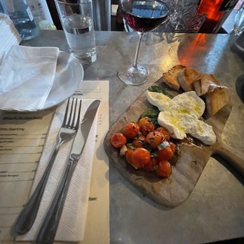 Bar Cotto - burrata with crostini and red wine - Bars Near Me - Seattle, Washington Bar Cotto - burrata with crostini and red wine - Bars Near Me - Seattle, Washington