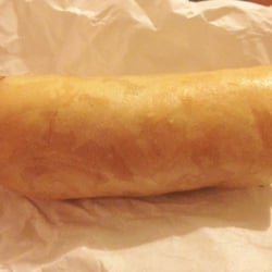 Chen's Chinese Take Away - In house made spring roll that was a main course in itself