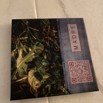 Madre - QR scan for menu - New American Near Me - Brooklyn, New York Madre - QR scan for menu - New American Near Me - Brooklyn, New York