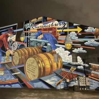 Proof 124 Table and Tavern - Mural on a building around the corner from restaurant - Venues & Event Spaces Near Me - Lawrenceburg, Indiana Proof 124 Table and Tavern - Mural on a building around the corner from restaurant - Venues & Event Spaces Near Me - Lawrenceburg, Indiana