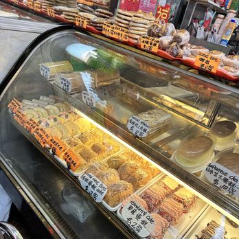 Yue Lai Bakery - a display of various types of pastries - Bakeries Near Me - New York, New York Yue Lai Bakery - a display of various types of pastries - Bakeries Near Me - New York, New York