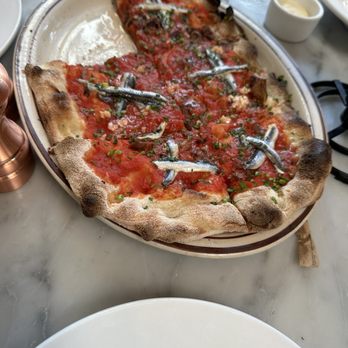 OSTE - Pinsa Marinara E Boquerones - Italian Near Me - Los Angeles, California