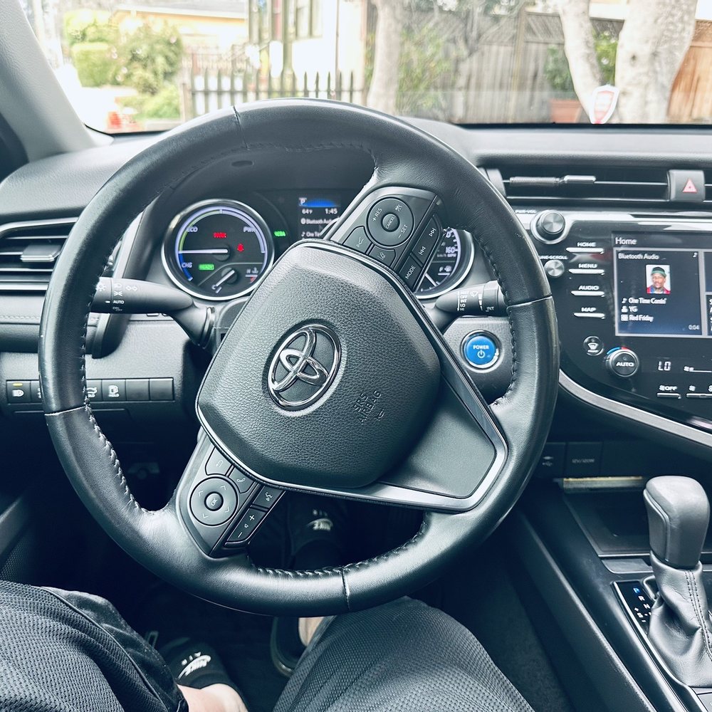 Elite Auto Spa - Interior of my 2019 Toyota Camry Hybrid SE Sport - Auto Detailing Near Me - Marina, California