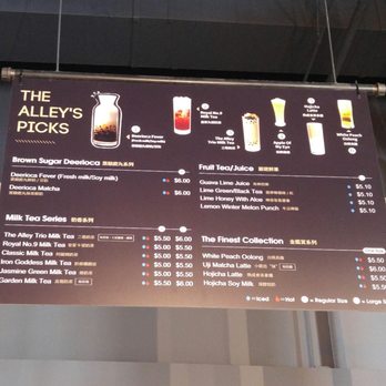 The Alley - As of 8/4/18 - Bubble Tea Near Me - Toronto, Ontario The Alley - As of 8/4/18 - Bubble Tea Near Me - Toronto, Ontario