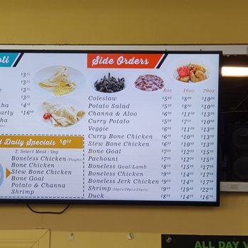 Leela's Roti & Doubles - Menu - Caribbean Near Me - Mississauga, Ontario Leela's Roti & Doubles - Menu - Caribbean Near Me - Mississauga, Ontario