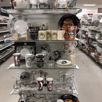 Marshalls - My favorite, a Dio de Los Muertos display for Halloween, all kinds of very cool serveware for a party. - Department Stores Near Me - Encino, California Marshalls - My favorite, a Dio de Los Muertos display for Halloween, all kinds of very cool serveware for a party. - Department Stores Near Me - Encino, California