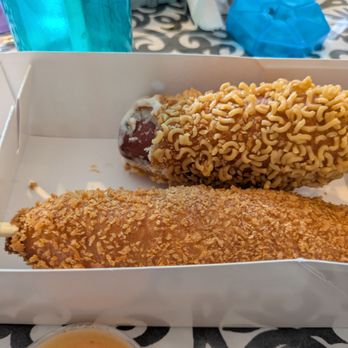 Chungchun Rice Dogs - Ramen and the jumbo original - Korean Near Me - Aurora, Ontario