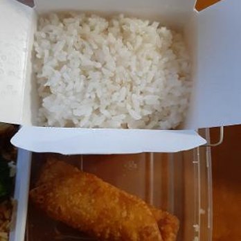 Fire Wok Chinese - white rice; egg roll - Chinese Near Me - Saint Augustine, Florida