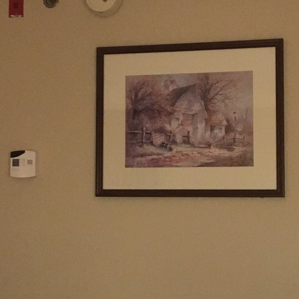 Identical artwork in room Identical artwork in room