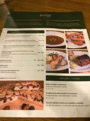Menu photo 5 Pilsner Urquell Original Restaurant Prague, PR Menu photo 5 Pilsner Urquell Original Restaurant Prague, PR