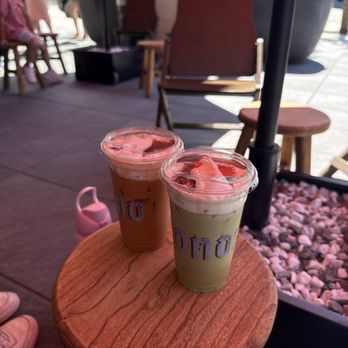 OMO Thai Tea - thai tea w cream + green thai tea w cream - Bubble Tea Near Me - Bellevue, Washington OMO Thai Tea - thai tea w cream + green thai tea w cream - Bubble Tea Near Me - Bellevue, Washington
