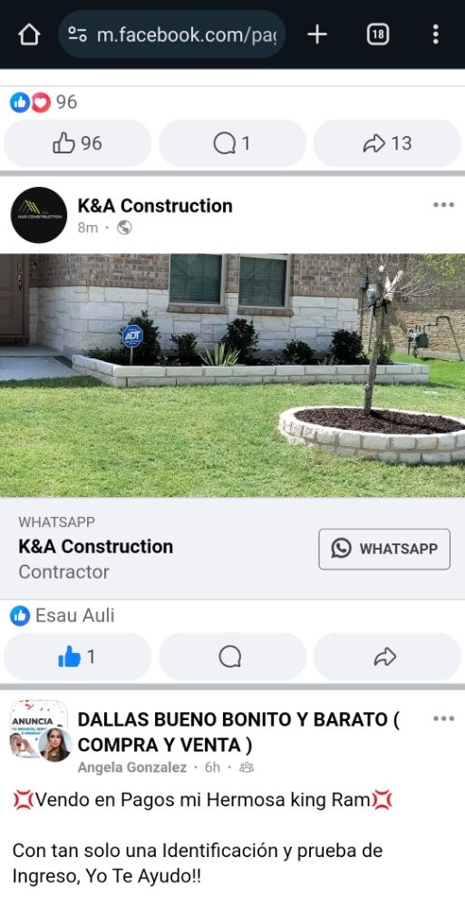 Slide of K & A Construction