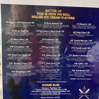 Roll-N-Sweetz - Menu - Ice Cream & Frozen Yogurt Near Me - Omaha, Nebraska Roll-N-Sweetz - Menu - Ice Cream & Frozen Yogurt Near Me - Omaha, Nebraska
