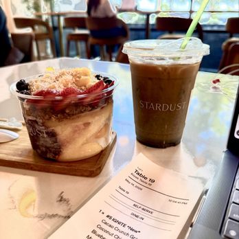 STARDUST Coffee House - I got the new ignite açaí bowl and black sesame coffee - Cafes Near Me - Campbell, California STARDUST Coffee House - I got the new ignite açaí bowl and black sesame coffee - Cafes Near Me - Campbell, California