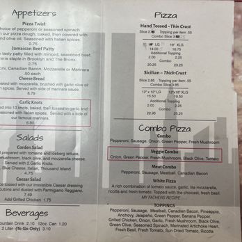 NYC Pizza - Current menu 7/28/23 picture taken in store - Pizza Near Me - Tulsa, Oklahoma NYC Pizza - Current menu 7/28/23 picture taken in store - Pizza Near Me - Tulsa, Oklahoma