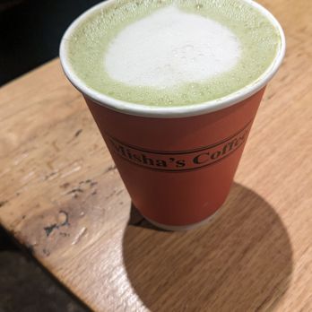 Misha's Coffee - Green tea latte with oat - Coffee & Tea Near Me - Alexandria, Virginia