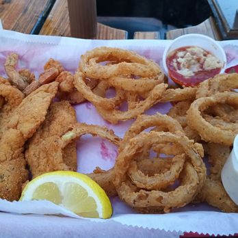 Crazy Alan's Swamp Shack - Fried shrimp, catfish, onion rings, and hush puppies - Seafood Near Me - Kemah, Texas