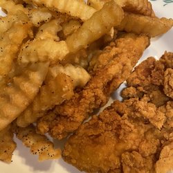 Chicken Tenders and Fries Platter $11