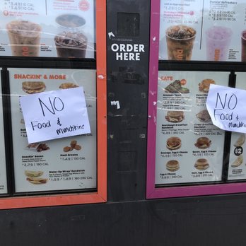 Dunkin' - No food! No munchkins! - Donuts Near Me - Grandy, North Carolina Dunkin' - No food! No munchkins! - Donuts Near Me - Grandy, North Carolina