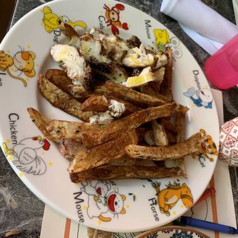 Agora DC - Kids chicken - cute plate! - Mediterranean Near Me - Washington, DC, District of Columbia