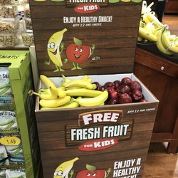 Kroger - I thought this was the nearest thing when I saw it!!! Free fresh fruit for kids instead of cookies!