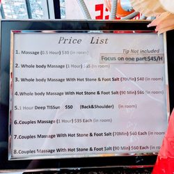 Bamboo Wood Foot Massage - Price list
