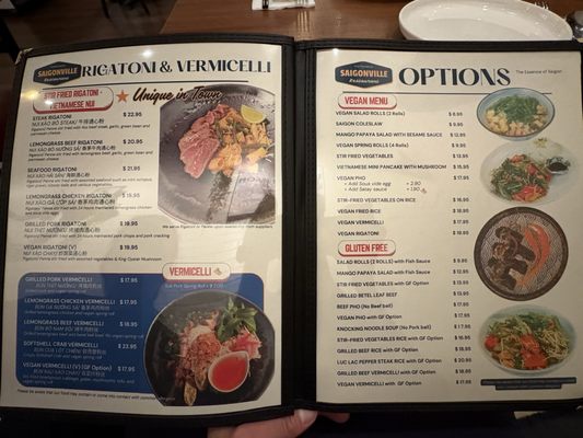 Menu photo 5 Saigonville Vancouver, BC