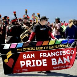 Sunset Dunes - San Francisco Pride Band leads the parade