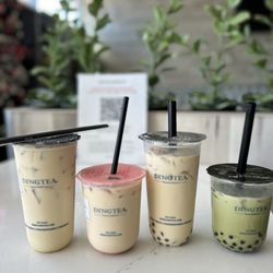 Ding Tea - 2nd drink - Cantaloupe Milk Tea