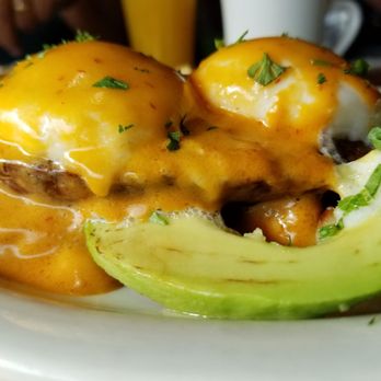 The Griddle - Chorizo eggs benedict made perfect look at that avocado! - Breakfast & Brunch Near Me - Winnemucca, Nevada The Griddle - Chorizo eggs benedict made perfect look at that avocado! - Breakfast & Brunch Near Me - Winnemucca, Nevada