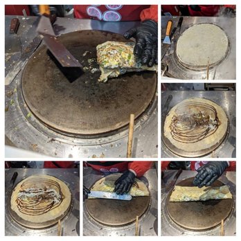 Followsoshi 福禄寿喜 - Making Jian bing! - Chinese Near Me - Flushing, New York Followsoshi 福禄寿喜 - Making Jian bing! - Chinese Near Me - Flushing, New York