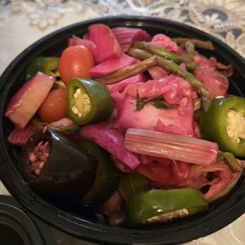 A&V Grill Kitchen - Pickled veggies - Mediterranean Near Me - Sherman Oaks , California