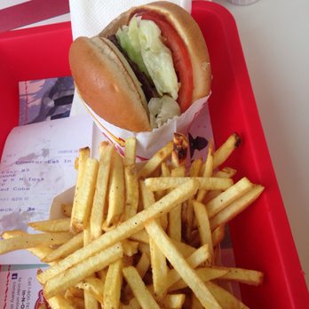 In-N-Out Burger - #3 combo includes medium drink. Substituted ketchup and mustard for the spread. Makes it a tiny bit healthier. - Burgers Near Me - Orem, Utah In-N-Out Burger - #3 combo includes medium drink. Substituted ketchup and mustard for the spread. Makes it a tiny bit healthier. - Burgers Near Me - Orem, Utah
