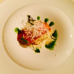 Chefs tasting - 1st course, prosciutto with puff pastry