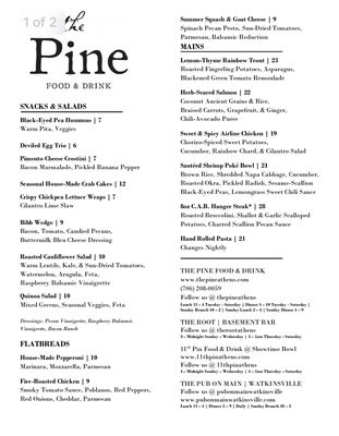 Menu photo 2 The Pine Bar Athens, GA