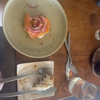 Nido Cafe - Lox-y bagel and cinnamon bun! - Coffee & Tea Near Me - Cumming, Georgia