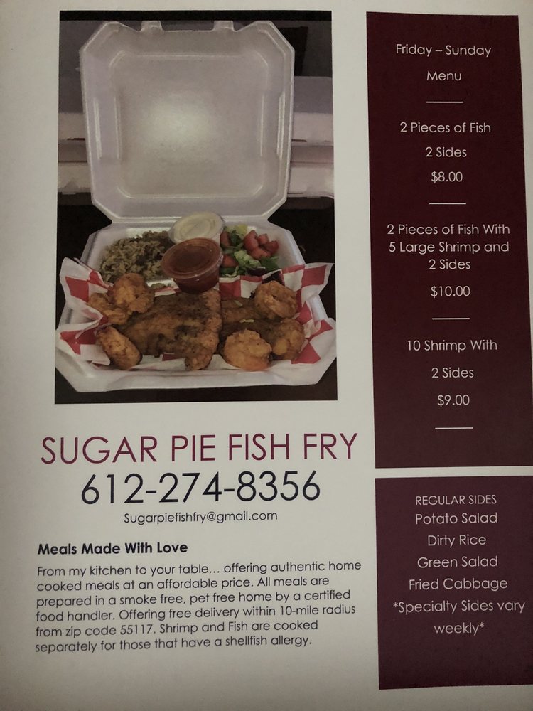 SUGAR PIE FISH FRY Maplewood, Minnesota Food Delivery Services