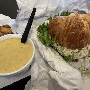 Roma Bakery and Deli - The Almond Chicken Croissant Lobster Bisque - Delis Near Me - Albuquerque, New Mexico