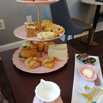 Mocatinas - High tea tier assortment 7/27/24 - Desserts Near Me - Leesburg, Virginia