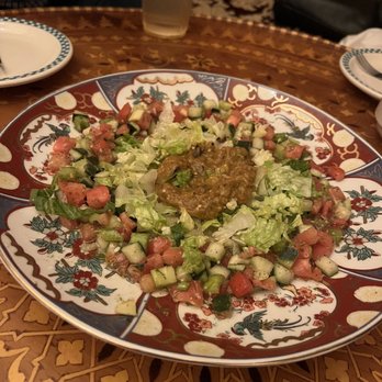 Marrakesh Moroccan Restaurant - Eggplant salad - Moroccan Near Me - Seattle, Washington Marrakesh Moroccan Restaurant - Eggplant salad - Moroccan Near Me - Seattle, Washington