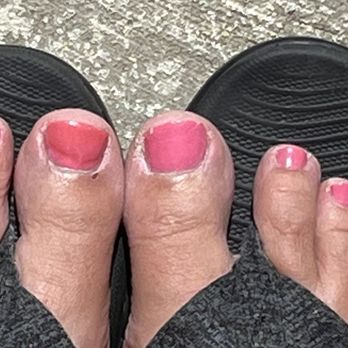 Angel Nails - Big toes don't match and cuticles look terrible. Plus she cut my toe - Nail Salons Near Me - Westfield, Indiana Angel Nails - Big toes don't match and cuticles look terrible. Plus she cut my toe - Nail Salons Near Me - Westfield, Indiana