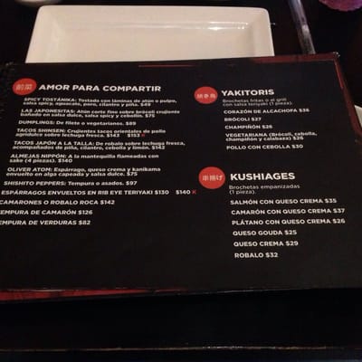 Menu photo 5 Japánika México, D.F., DIF